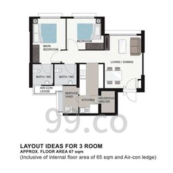 Blk 104A Eastbrook @ Canberra (Sembawang), HDB 3 Rooms #533516631